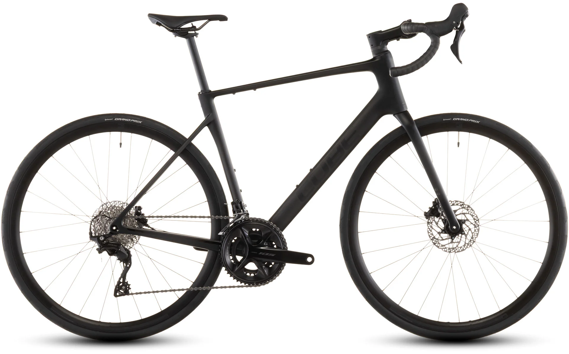 Bicicleta Ruta Cube Attain C:62 Race Blackline