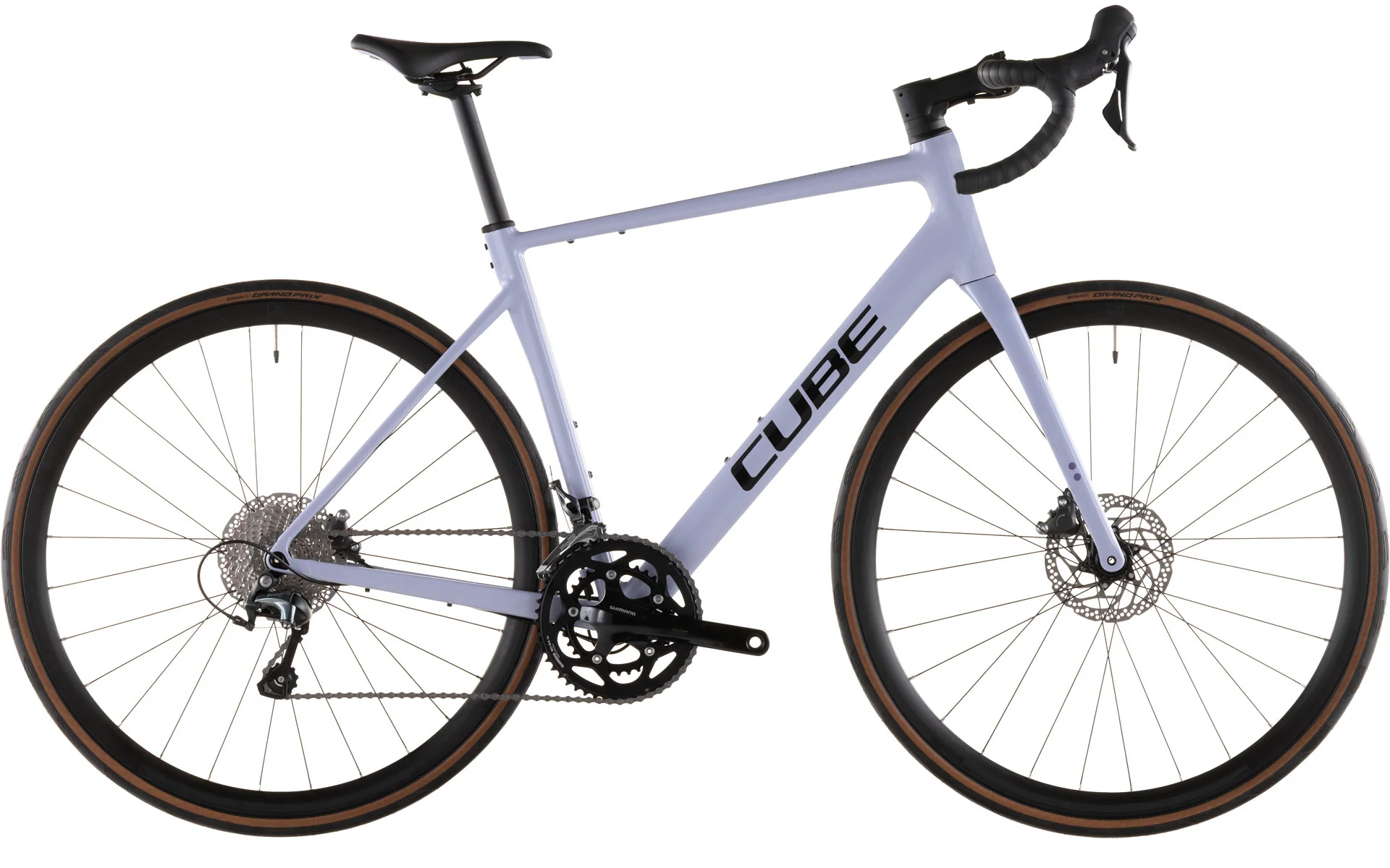 Bicicleta Ruta Cube Attain C:62 Race Plumgrey´n´brink
