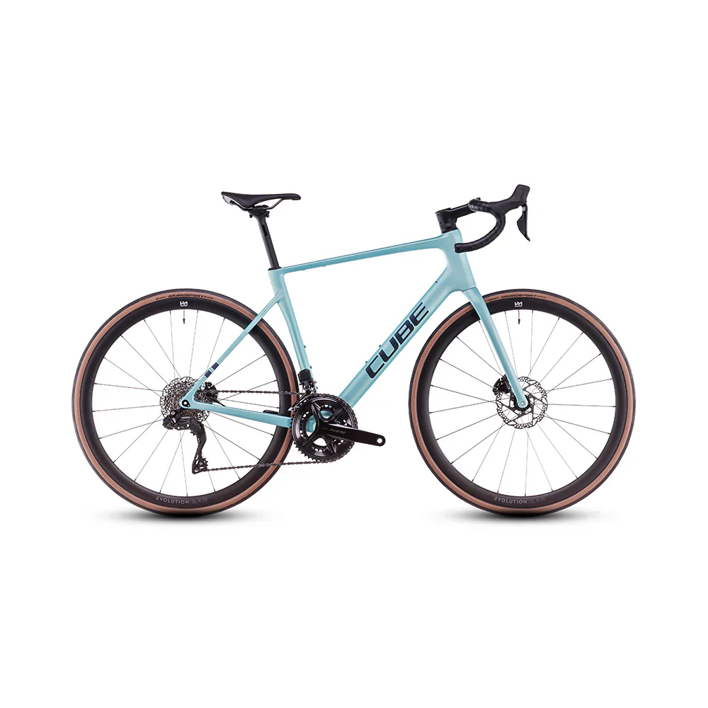 Bicicleta Ruta Cube Attain C:62 SLX Lagoon´n´Black