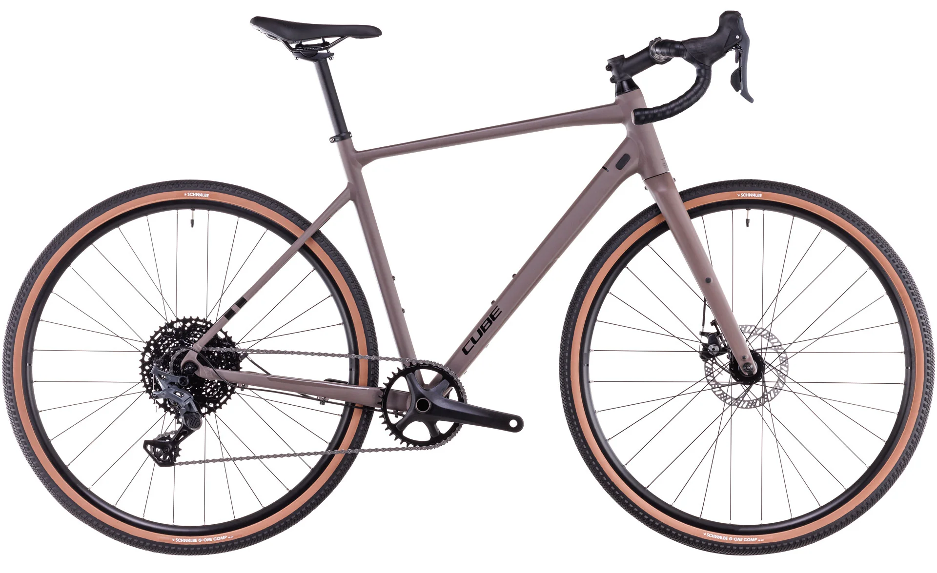 Bicicleta Ruta Cube Nuroad ONE Cedar'n'Black
