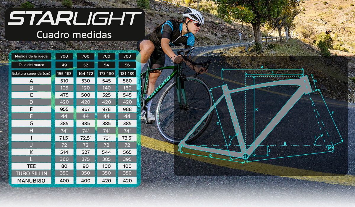 Bicicleta Ruta Oxford Starlight 4 Aro 700 16V Azul - Image 8