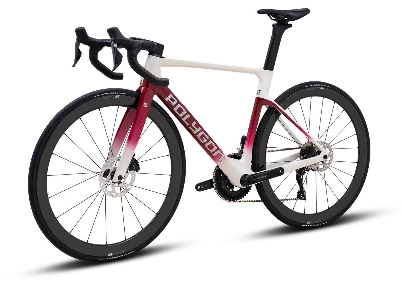 Bicicleta Ruta Polygon HE A7 Di2 Black Phantom - 105 Di2 + Carbon Wheels - Image 7