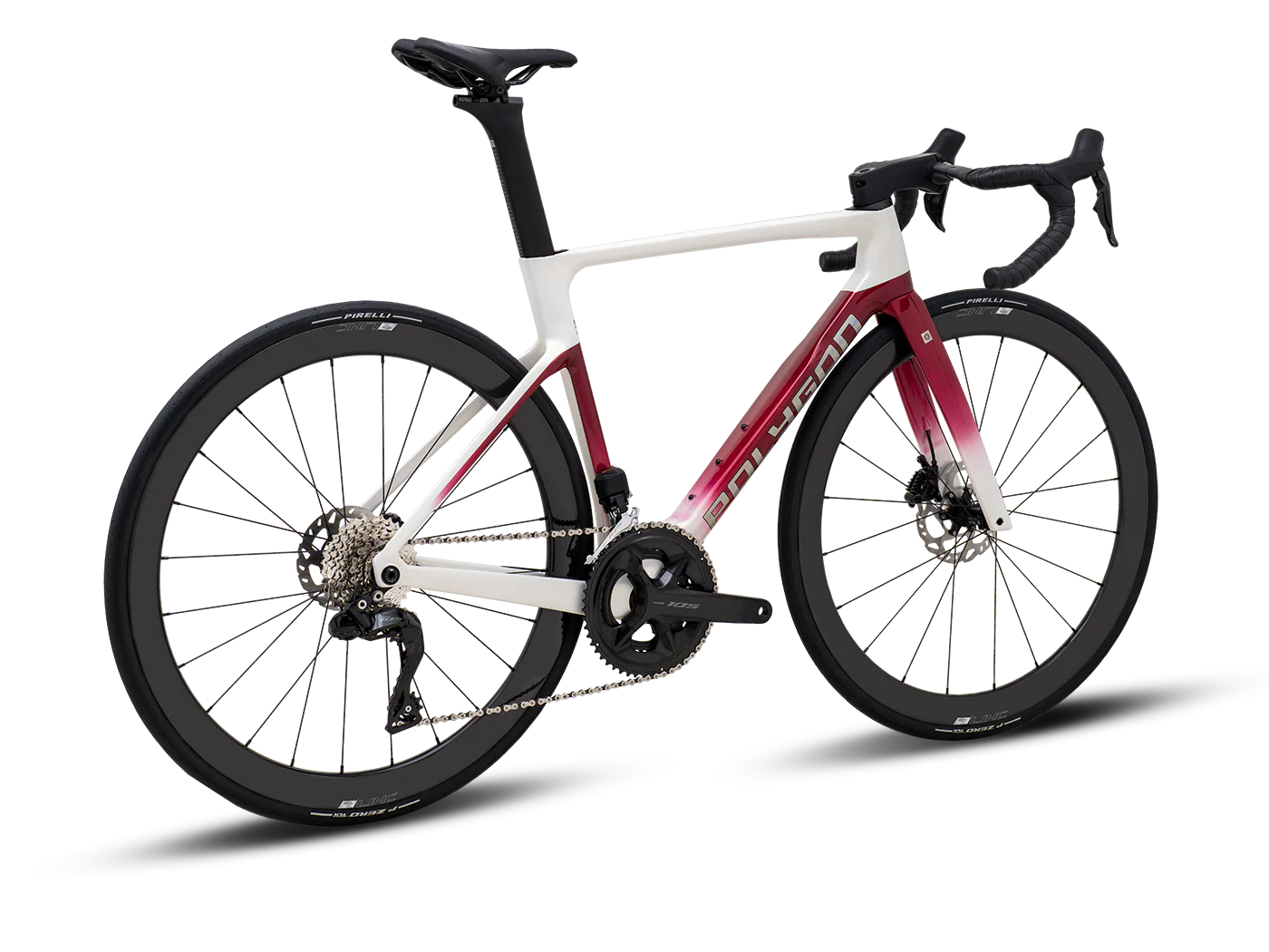 Bicicleta Ruta Polygon HE A7 Di2 Black Phantom - 105 Di2 + Carbon Wheels - Image 8