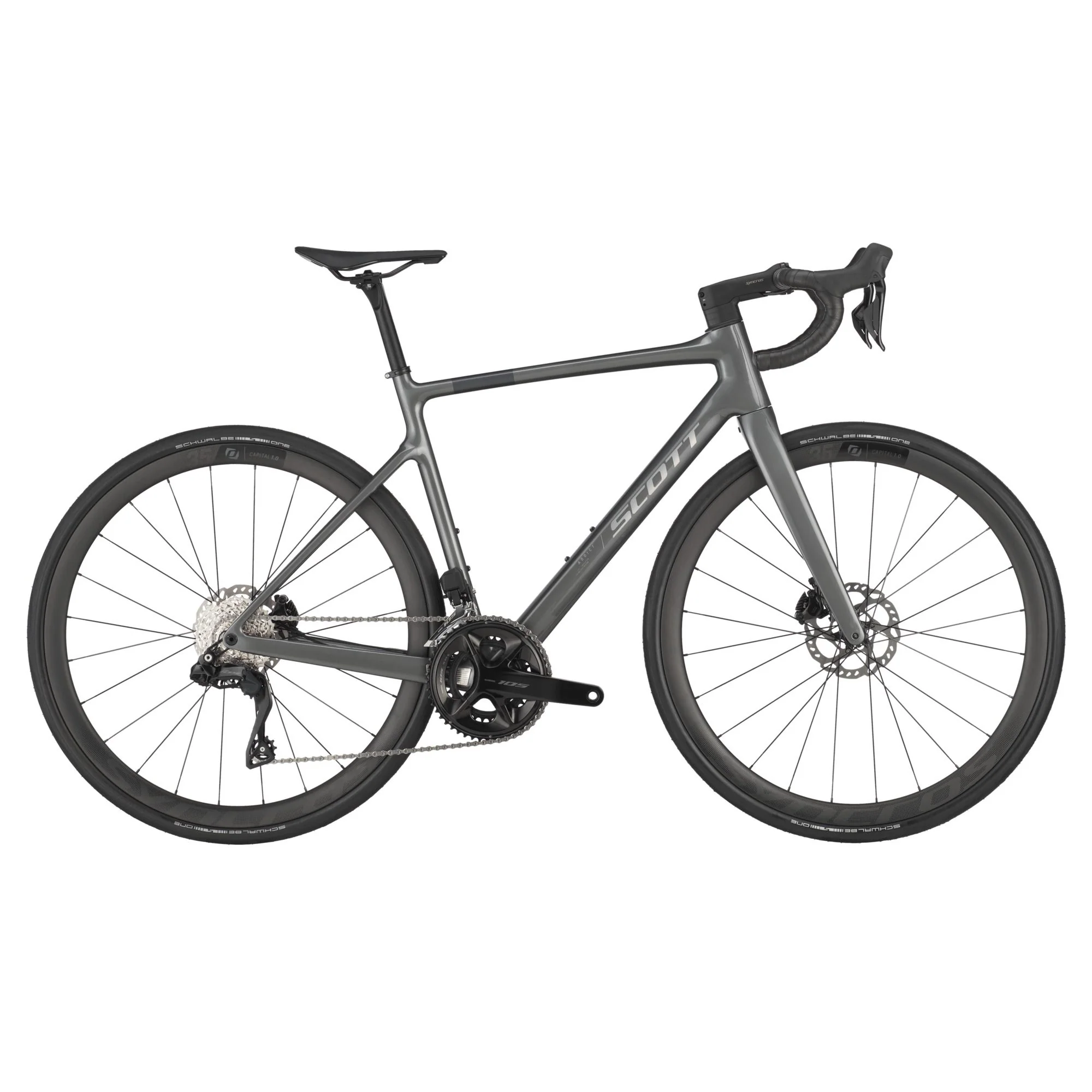Bicicleta Ruta Scott Addict 30 Slate Grey 105 Di2