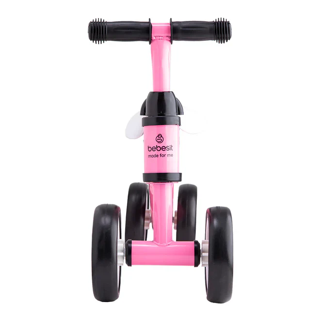 Bicicleta Triciclo Aprendizaje 4 Ruedas XT02 Rosa Bebesit - Image 4