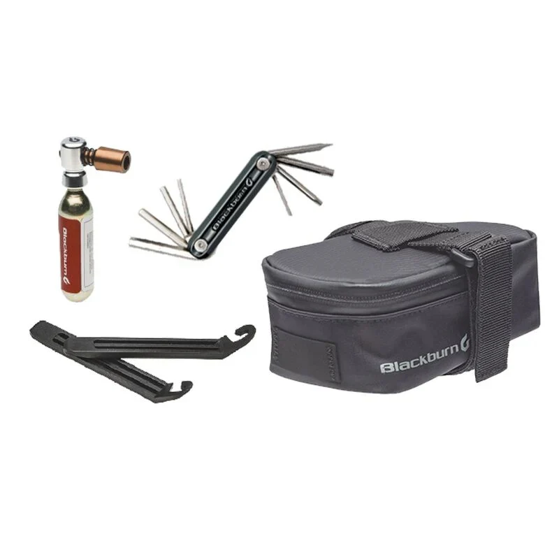 Bolso Asiento Bicicleta Kit Herramientas y CO2 Negro Blackburn