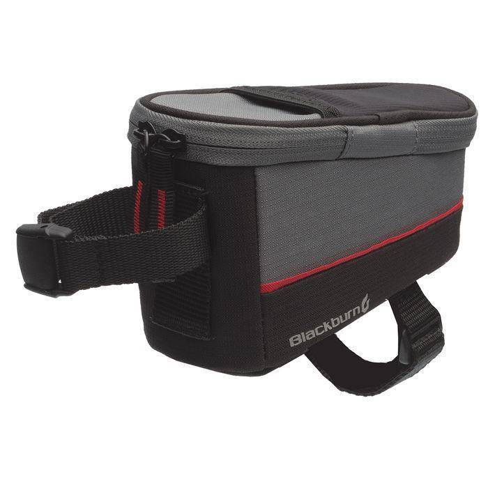Bolso Bicicleta De Tubo Top Back Negro Gris Blackburn.