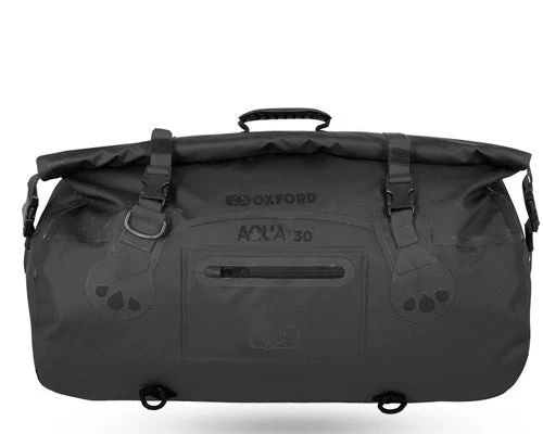 Bolso impermeable Aqua T-30 Roll Black (30 lts) | Oxford