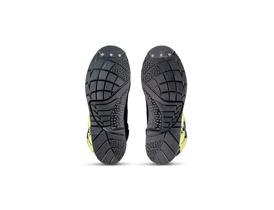 Bota de Moto Sidi Flame Black Lime Gray - Image 5