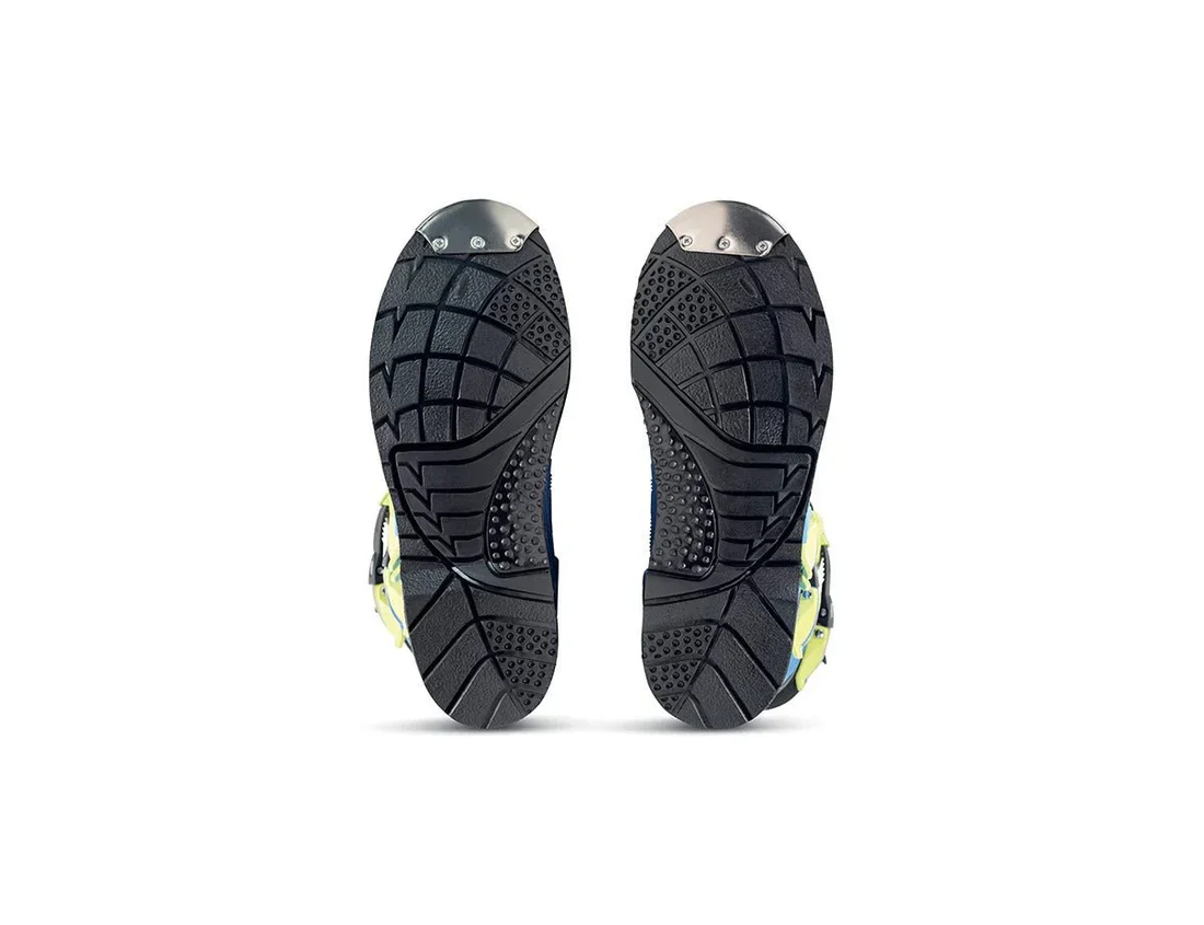 Bota de Moto Sidi Flame Light Blu Lime Nero - Image 5