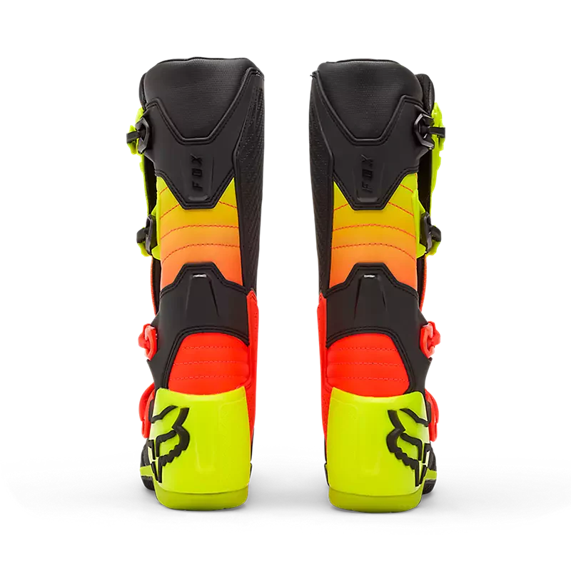 Bota Moto Comp Amarillo/Rojo Fox - Image 4
