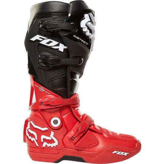 Bota Moto Instinct Boot Rojo Negro Fox Racing - Image 2