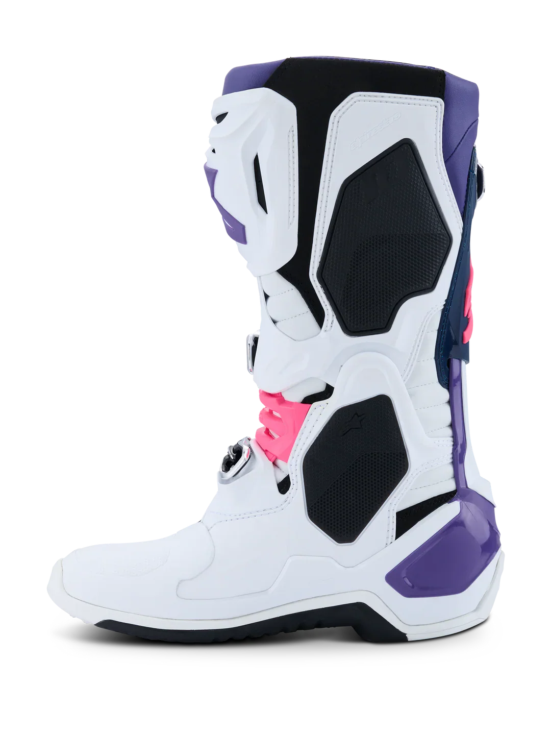 Botas de Moto Alpinestars Tech 10 Blanco Violeta - Image 4
