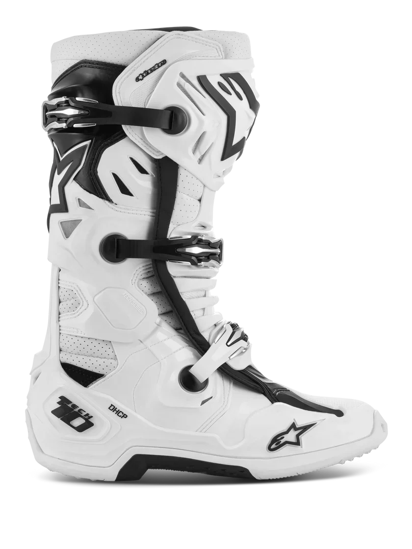 Botas de Moto Alpinestars Tech 10 Supervented Blanco Negro - Image 2