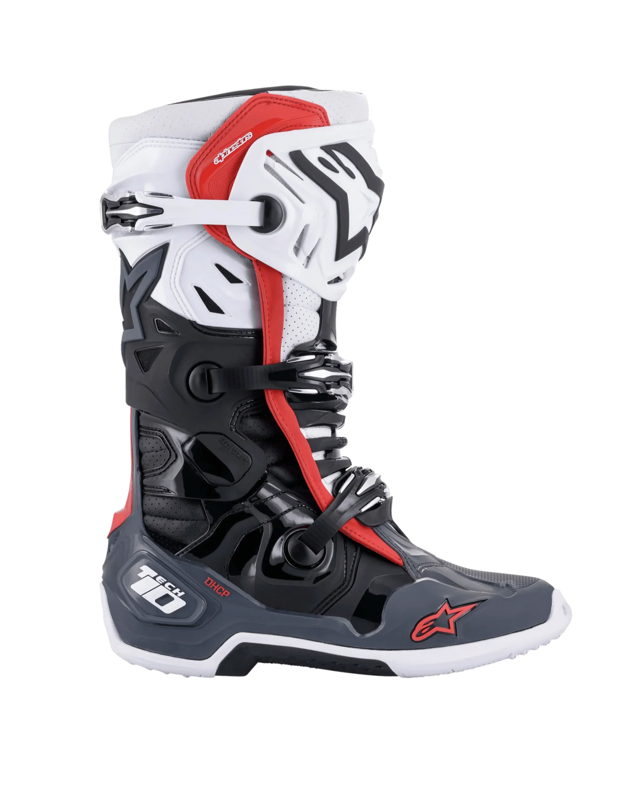 Botas de Moto Alpinestars Tech 10 Supervented Negro Blanco - Image 2
