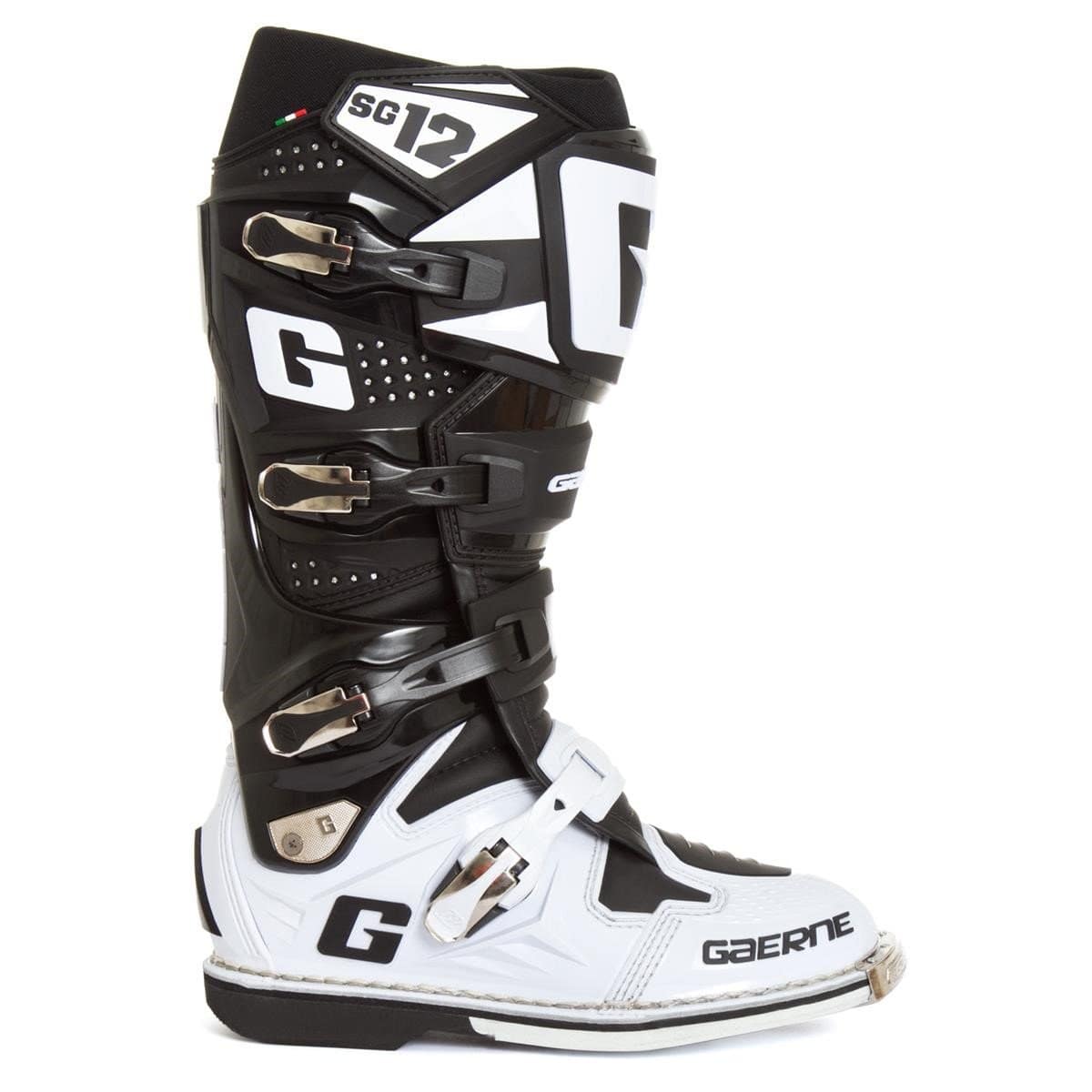 Botas de Moto Sg-12 Blanco Negro Gaerne - Image 2