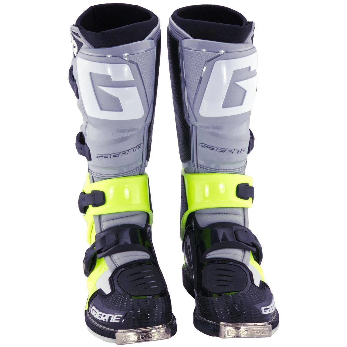 Botas de Moto Sg-12 Gris Amarillo Negro Gaerne - Image 5