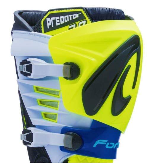 Botas Forma Predator 2.0 Yellow Fluor/ White/ Blue - Image 2