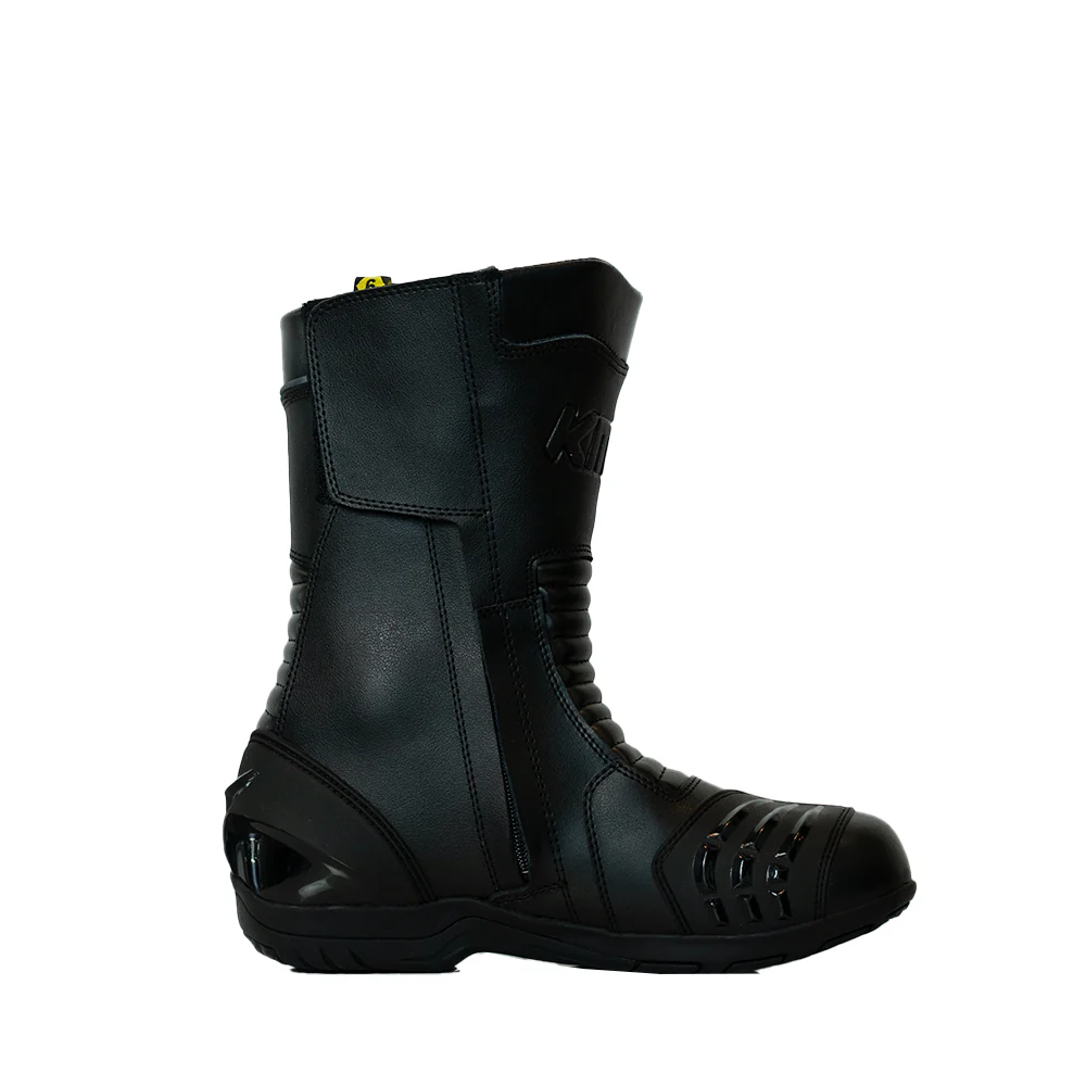 Botas Moto Calle Alpha Apex Negro Kmz - Image 3