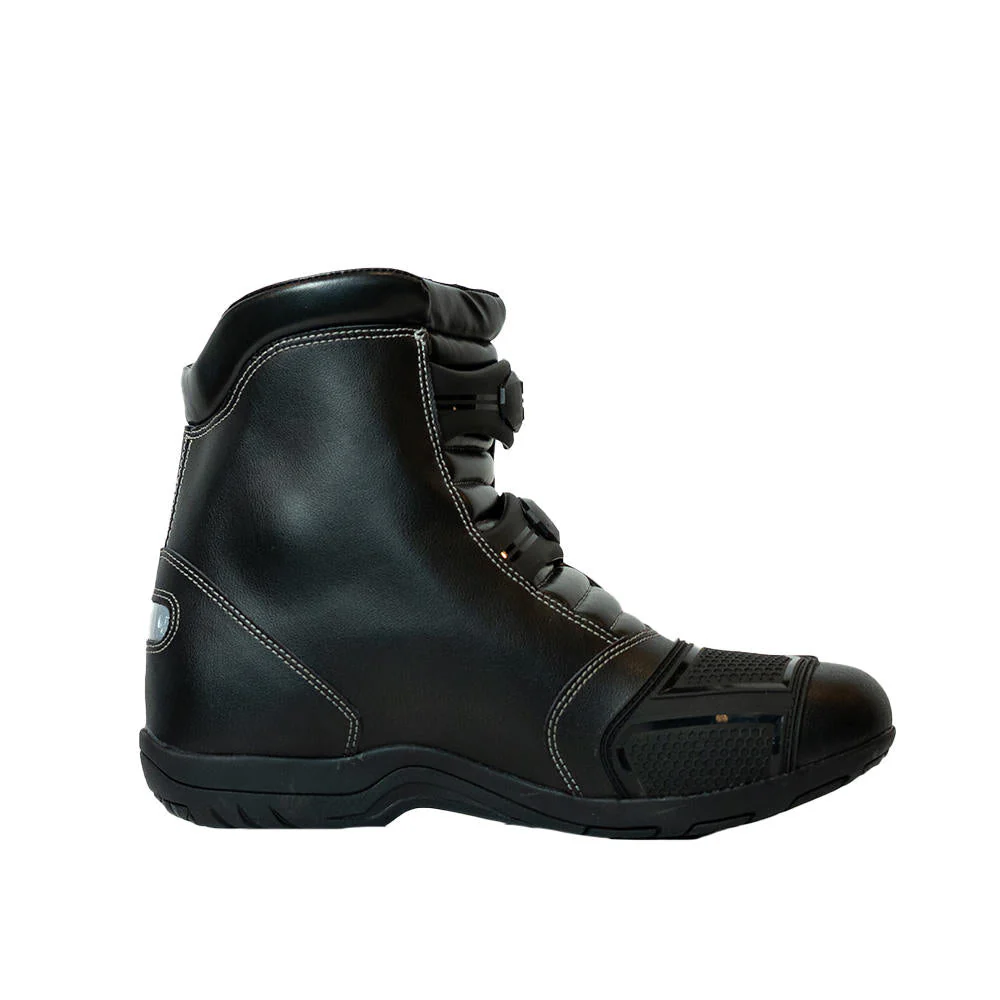 Botas Moto Calle Bomber Negro KMZ - Image 3