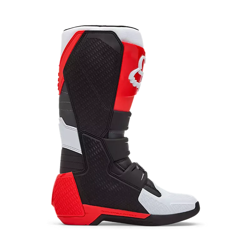 Botas Moto Comp Rojo/Blanco Fox - Image 3