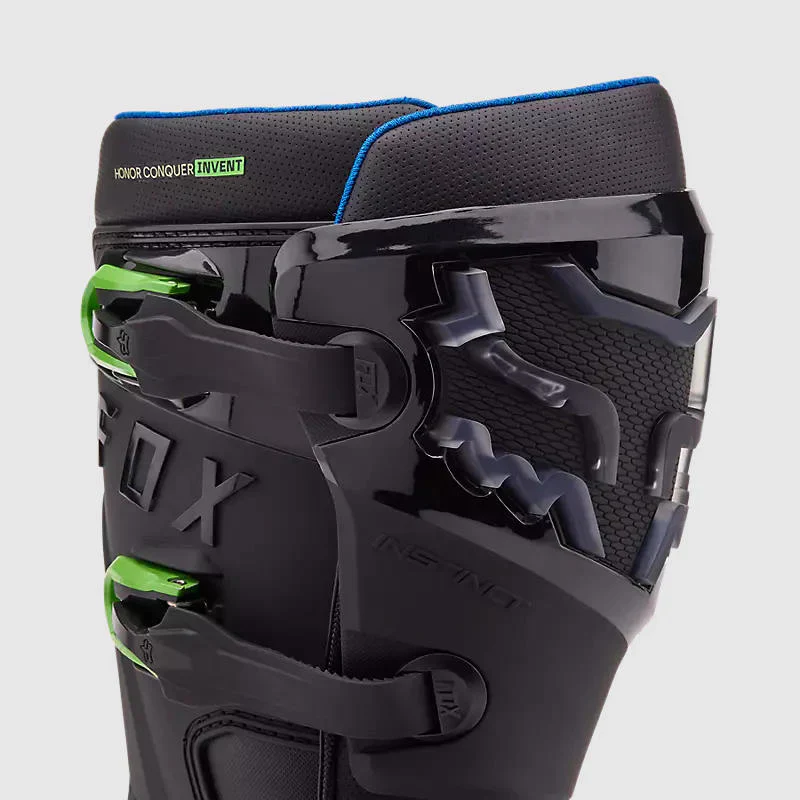 Botas Moto Instinct Edición Limitada 50 Años Negro/Verde Fox - Image 9