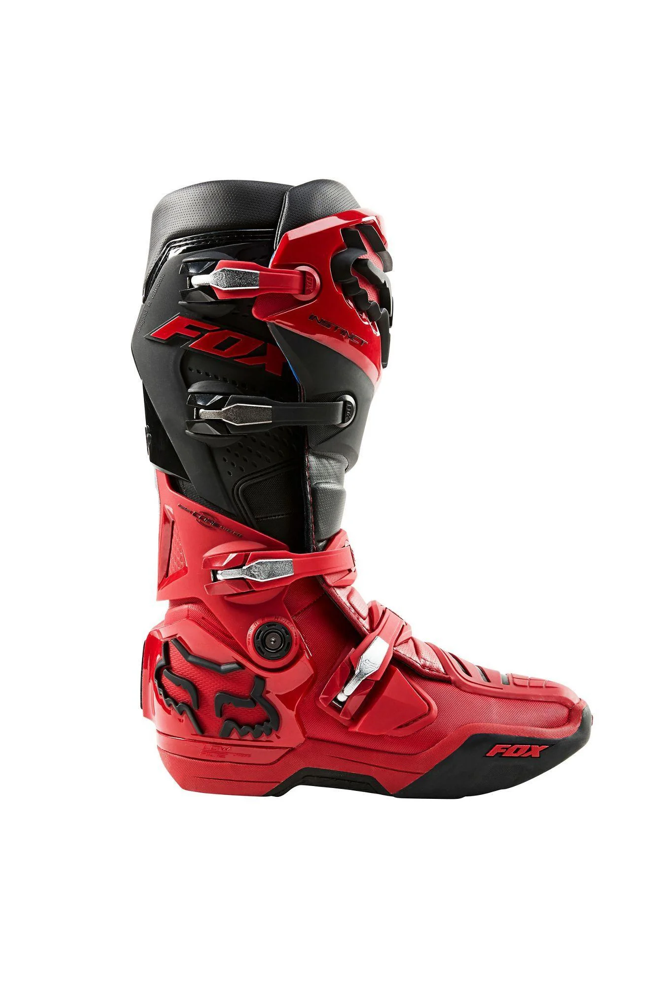 Botas Moto Instinct Rojo/Negro Fox Racing - Image 2