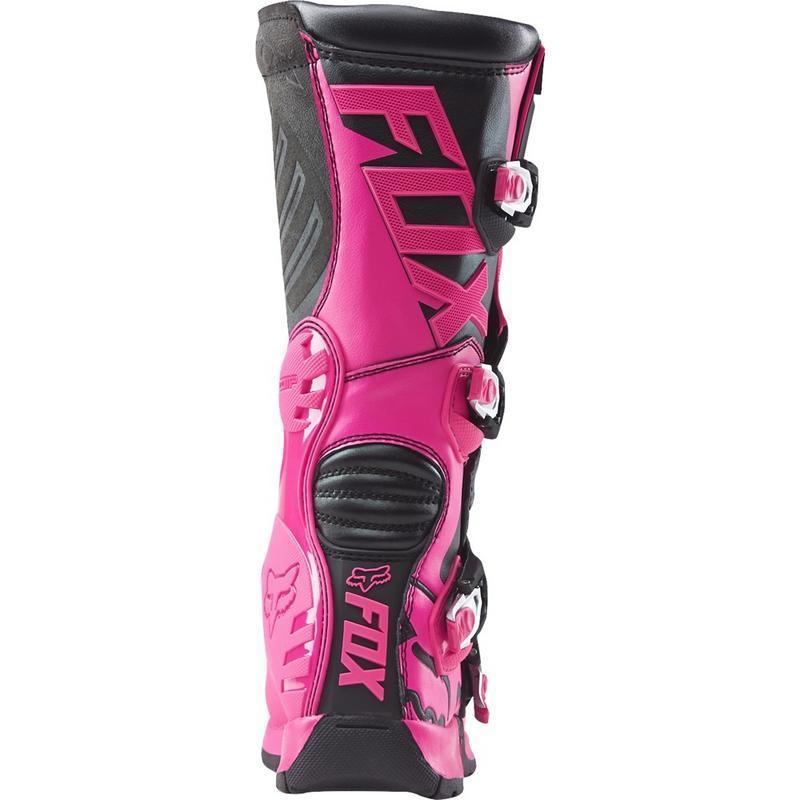Botas Moto Niña Comp 5Y Rosado Fox Racing - Image 3