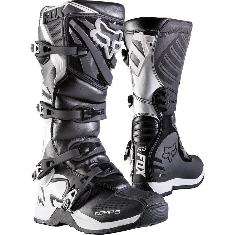 Botas Moto Niño Comp 5Y Negro Fox Racing