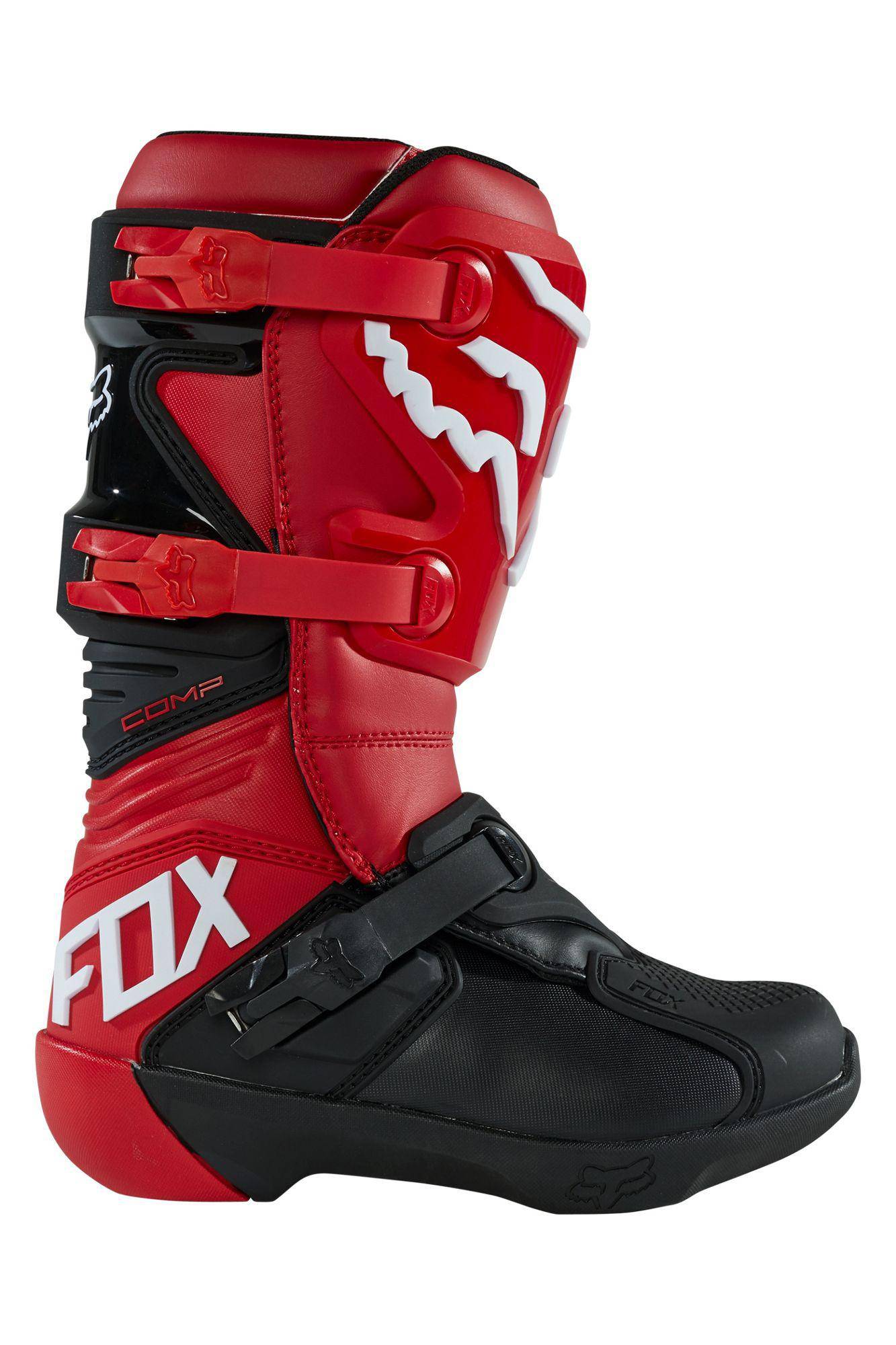 Botas Moto Niño Comp Rojo Fox Racing - Image 2