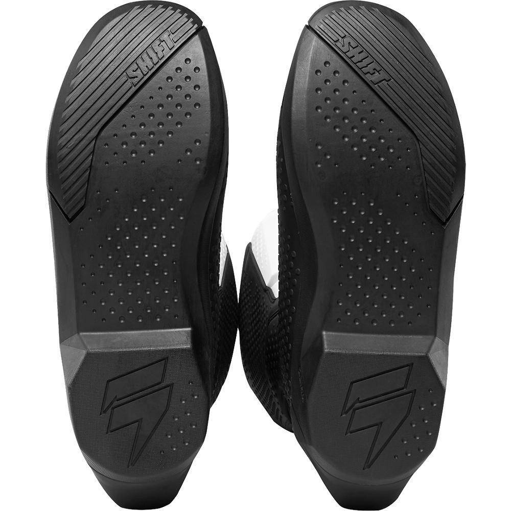 Botas Moto White Label Blanco Negro Shift - Image 4