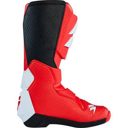 Botas Moto White Label Rojo Shift - Image 2