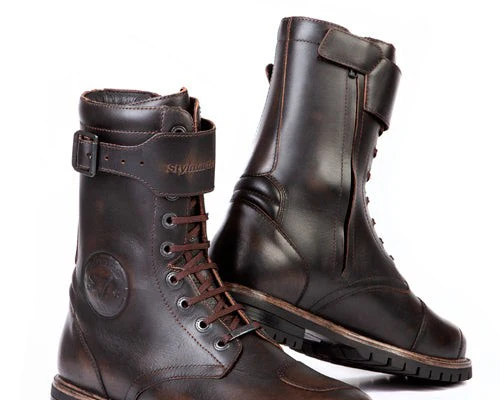 Botas de motociclismo modelo Rocket WP negro/marrón | Stylmartin