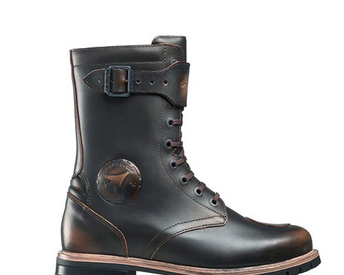 Botas de motociclismo modelo Rocket WP negro/marrón | Stylmartin - Image 4