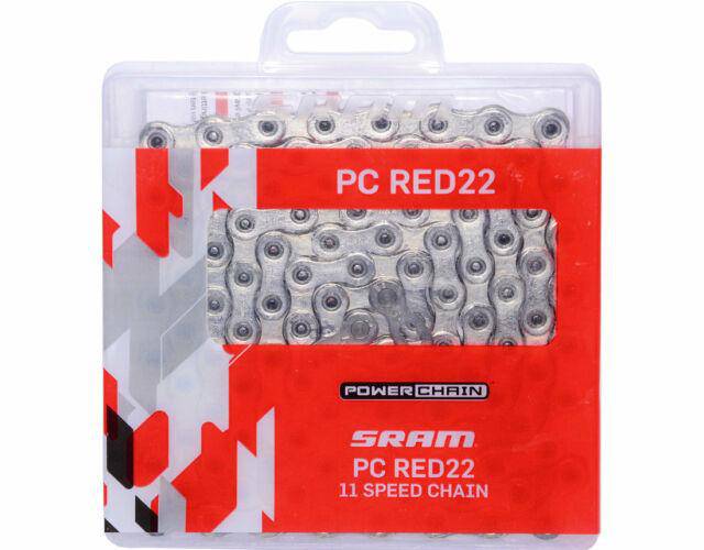 Cadena Sram Roja 22 Hollow Pin 11v Nickel