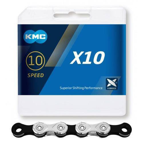 Cadena X10 - 10v Plata Kmc