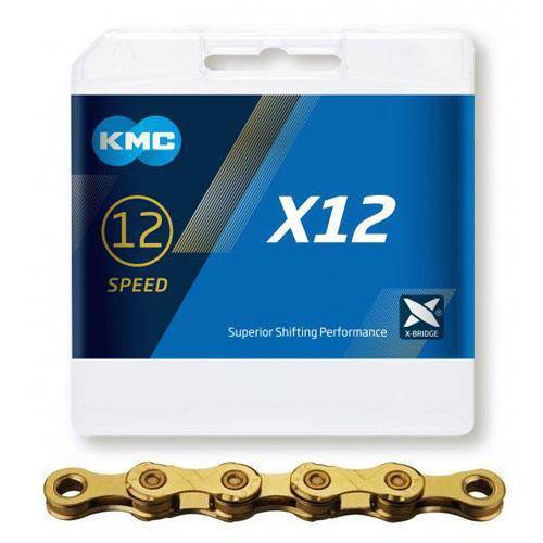 Cadena X12 - 12v Dorado Kmc