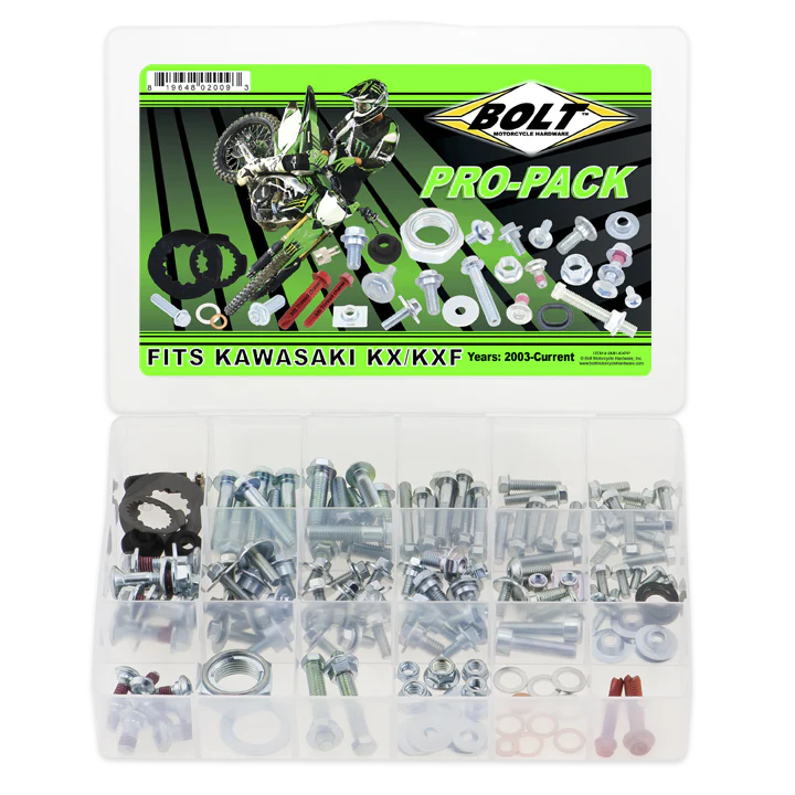 CAJA DE PERNOS PRO PACK KAWASAKI