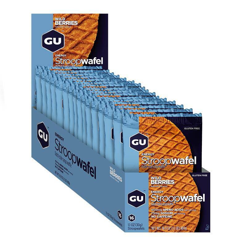 Caja de Waffles Wild Berry (GF) GU Energy