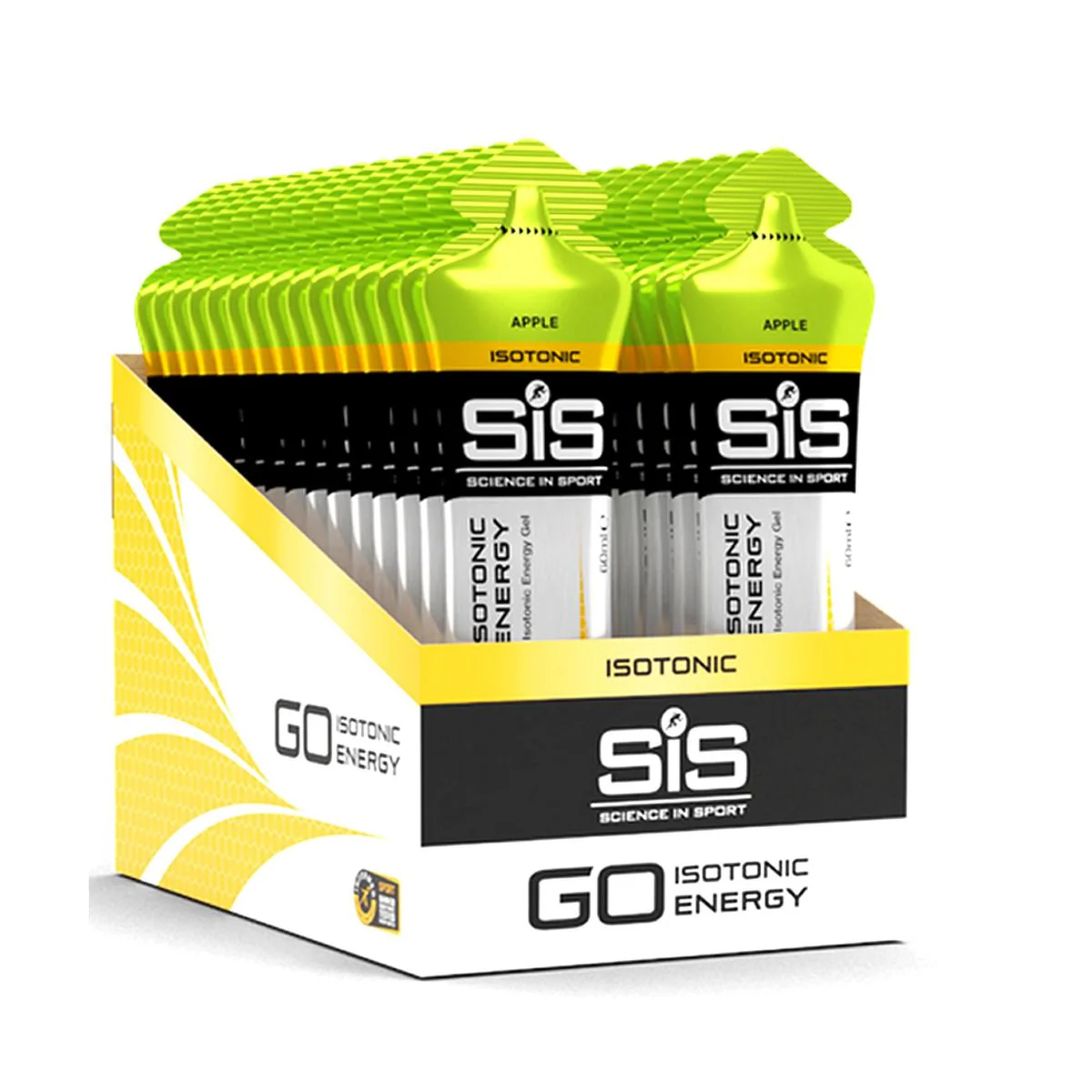 Caja SIS Gel GO Isotónico Manzana 60ml 30U - Image 2