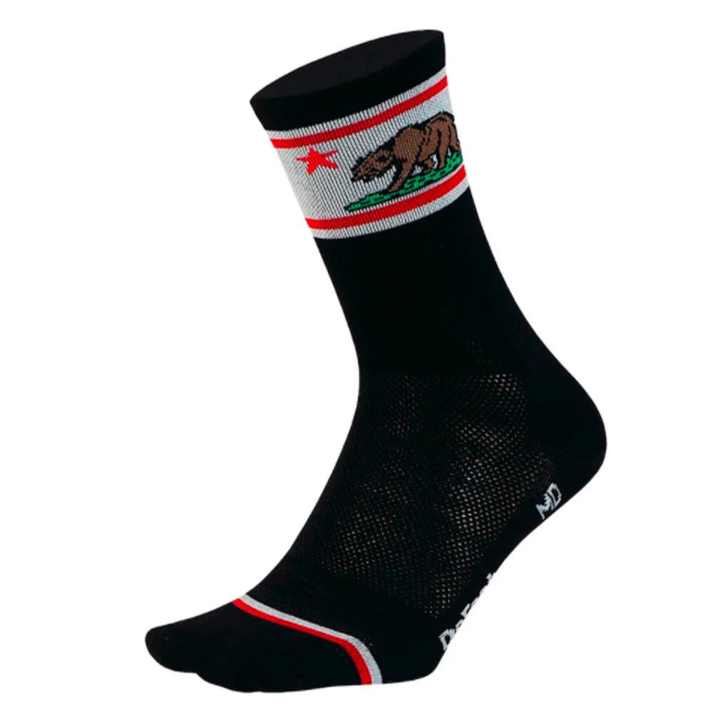 Calcetín Defeet Aireator 6'' California Bear