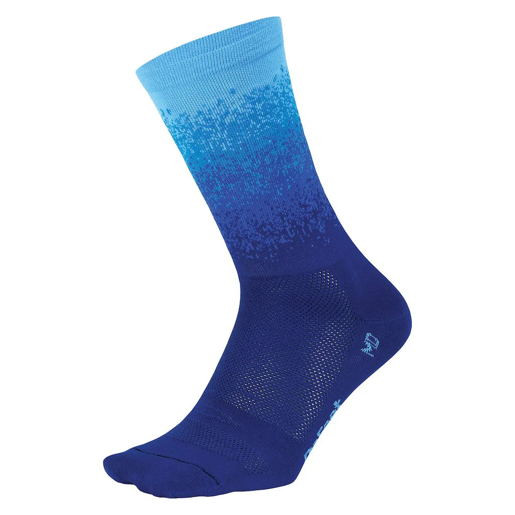 Calcetín Defeet Aireator 6'' Barnstormer Ombre (Royal/Defeet Blue/Process Blue/Carolina)