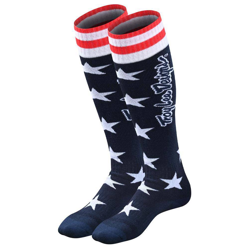 Calcetín Gp Mx CoolMax Grueso Liberty Navy Troy Lee