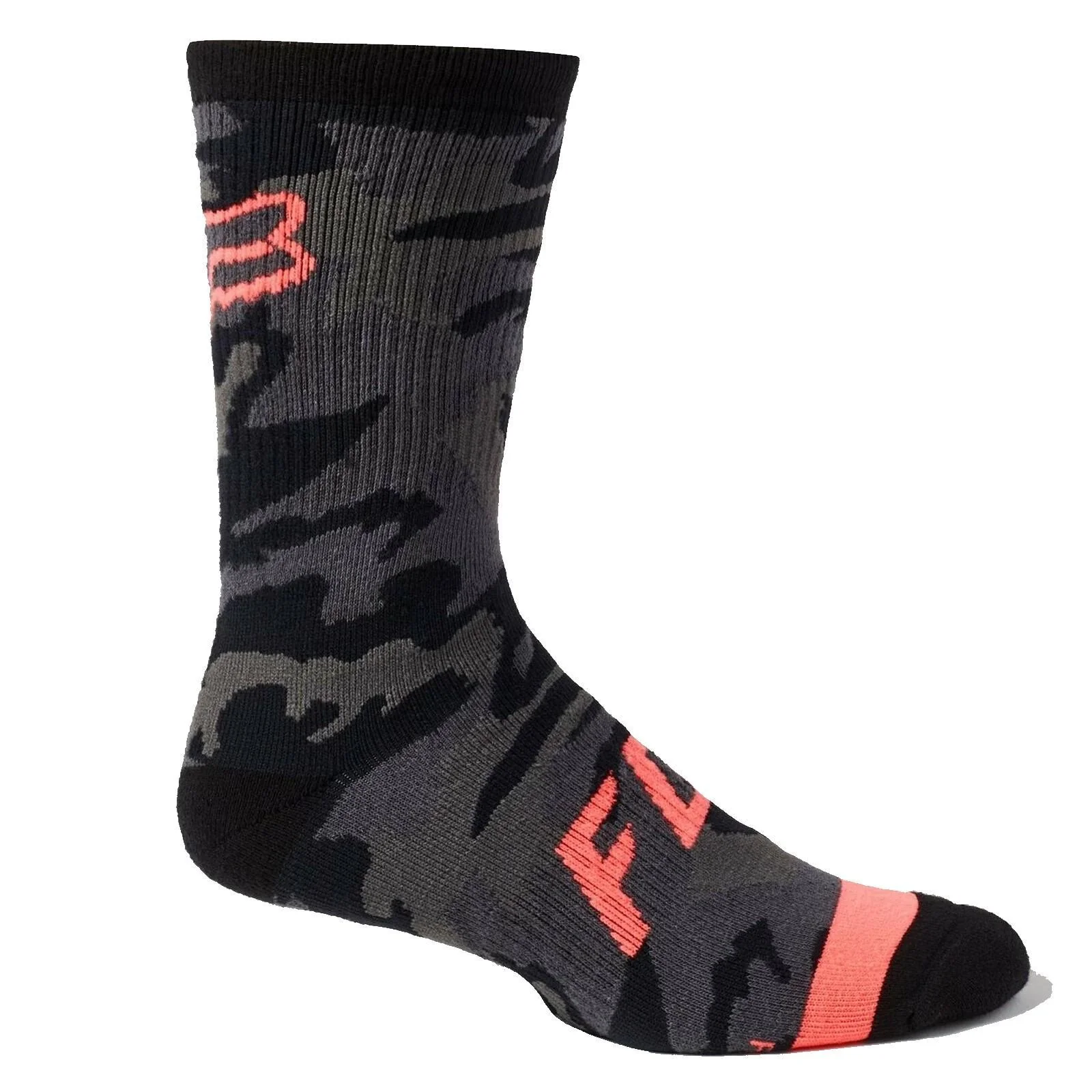Calcetines Bicicleta 8 Defend Negro Fox Racing