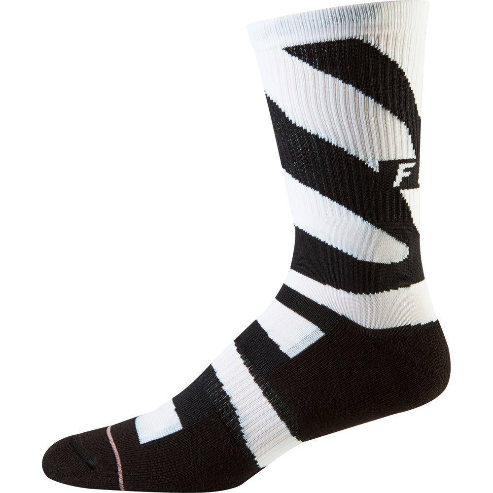 Calcetines Bicicleta 8" Trail Cushion Zebra Fox Racing-