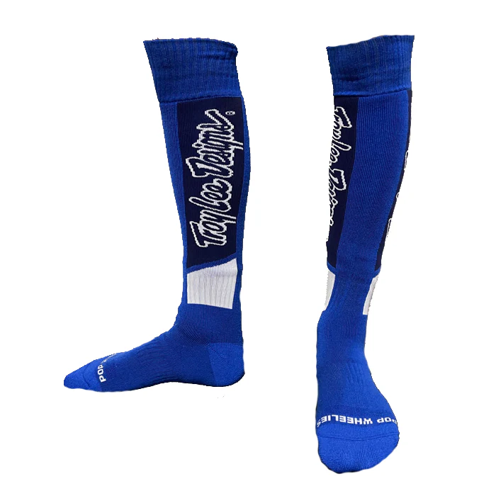 Calcetines de Moto Gp Mx Coolmax Thick Vox Azul Troy Lee Designs