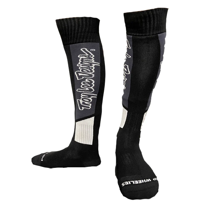 Calcetines de Moto Gp Mx Coolmax Thick Vox Negro Troy Lee Designs