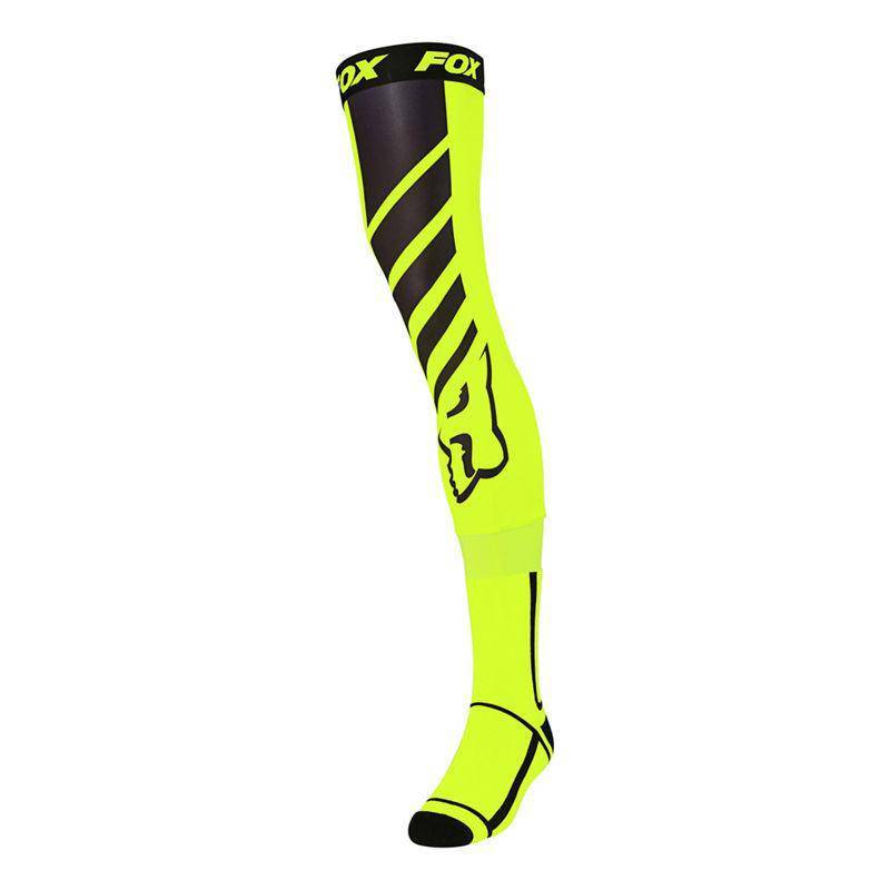 Calcetines Knee Brace Mach One Amarillo Fluor Fox Racing