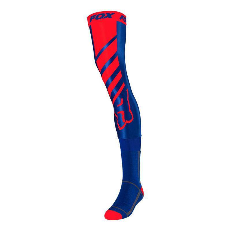 Calcetines Knee Brace Mach One Azul/Rojo Fox Racing