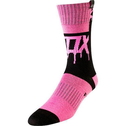 Calcetines Moto Niña Mata Drip Rosado Fox Racing
